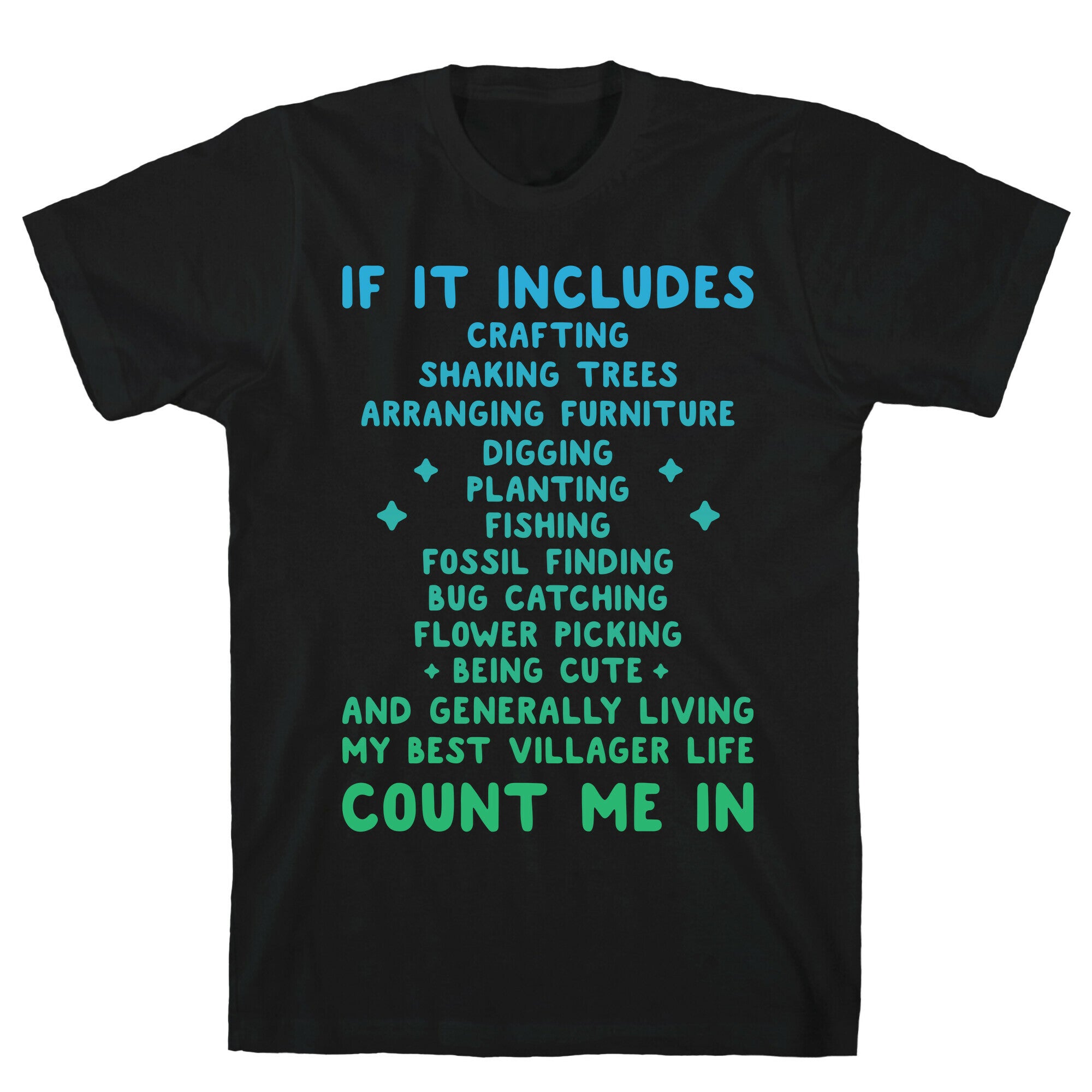 Animal Crossing Activities Count Me In T-Shirt